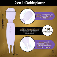Vibrador 2 en 1 Masajeador de Clítoris - vista 3