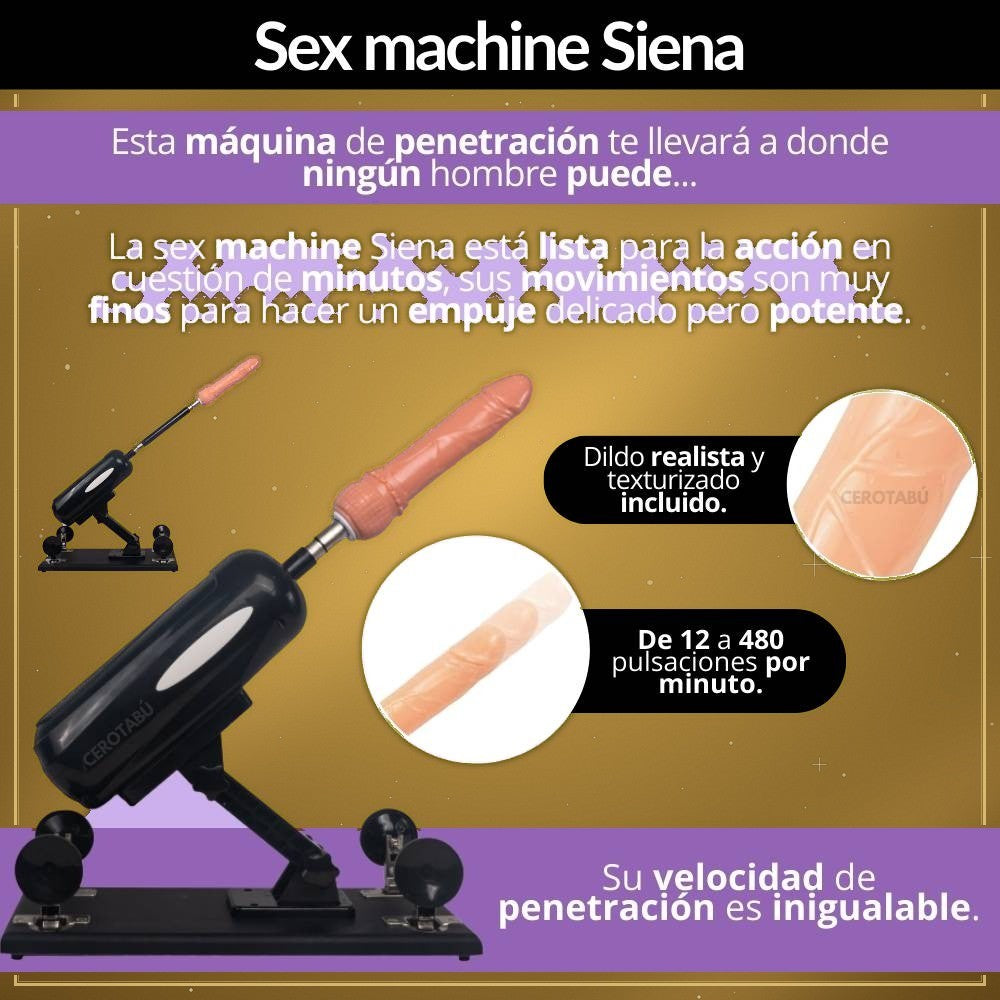 Sex Machine con Dildo Hasta 480 RPM - vista 3