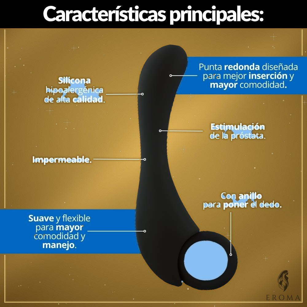 Masajeador Prostático Anal en Silicona - vista 2