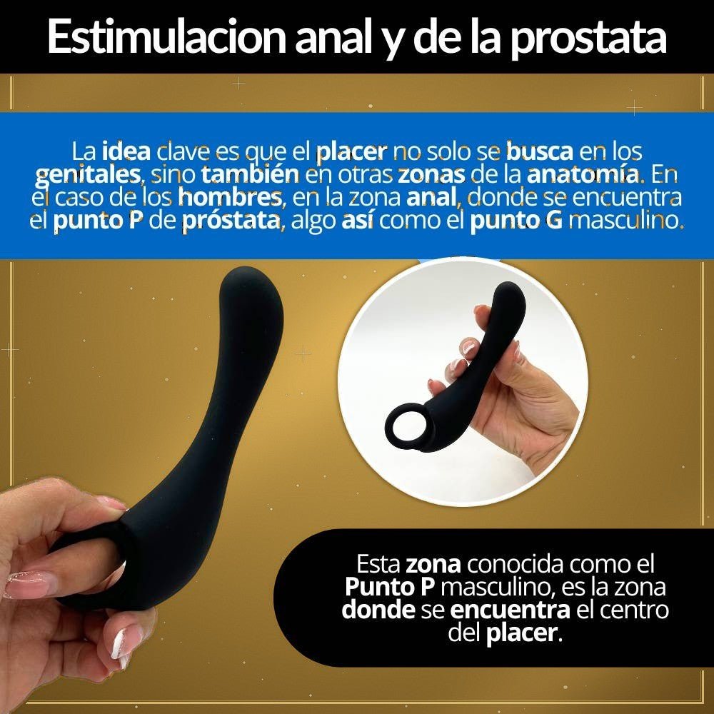 Masajeador Prostático Anal en Silicona - vista 4