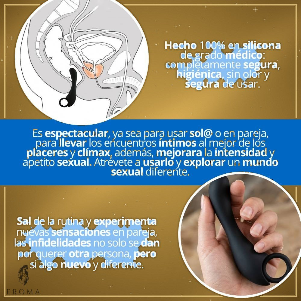 Masajeador Prostático Anal en Silicona - vista 5