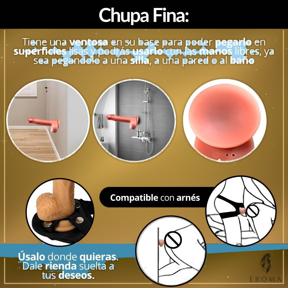 Dildo Vibrador Térmico Sube y Baja - vista 4