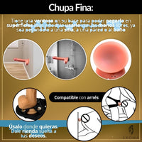 Dildo Vibrador Térmico Sube y Baja - vista 4