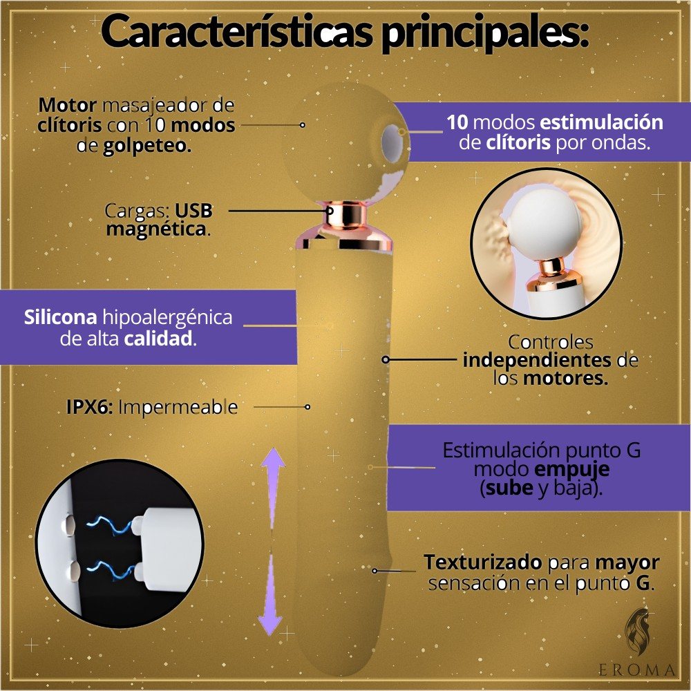 Vibrador Succionador y Punto G 3 en 1 - vista 2