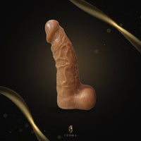 Dildo Texturizado 13 cm Silicona Médica