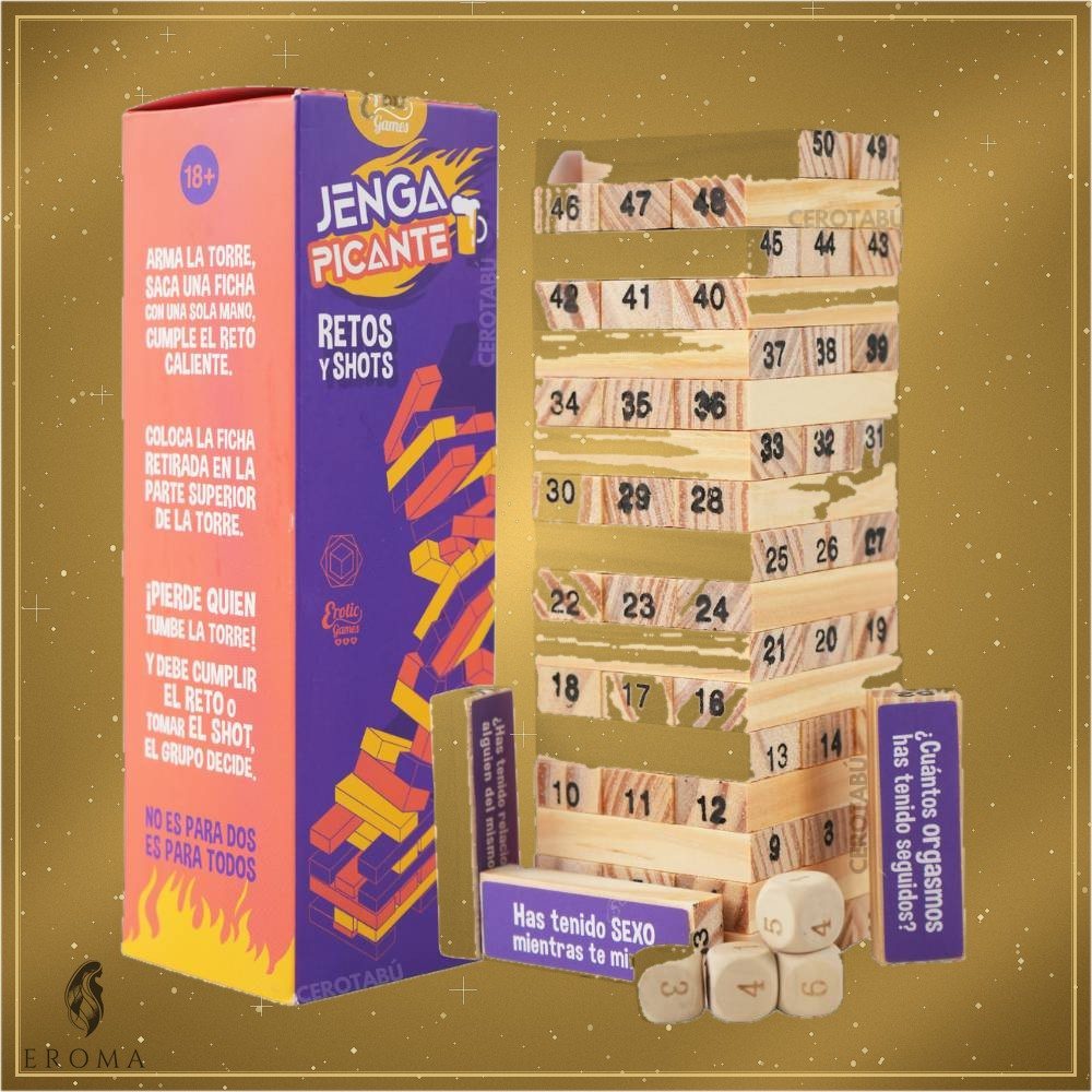Jenga Picante para Adultos