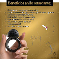 Anillo Vibrador Retardante para Hombre - vista 2