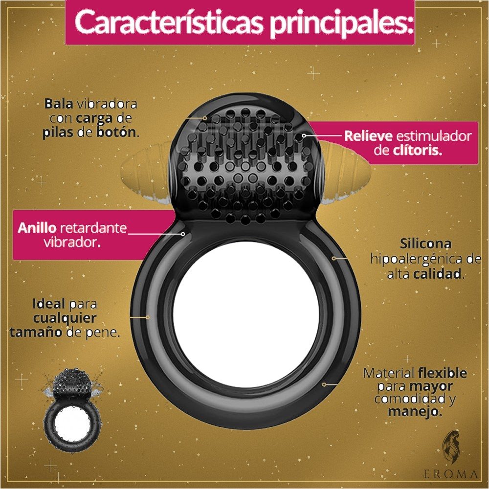Anillo Vibrador Retardante para Hombre - vista 5