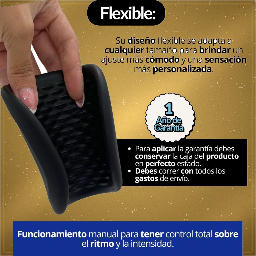 Masturbador Masculino Silicona Premium - vista 4