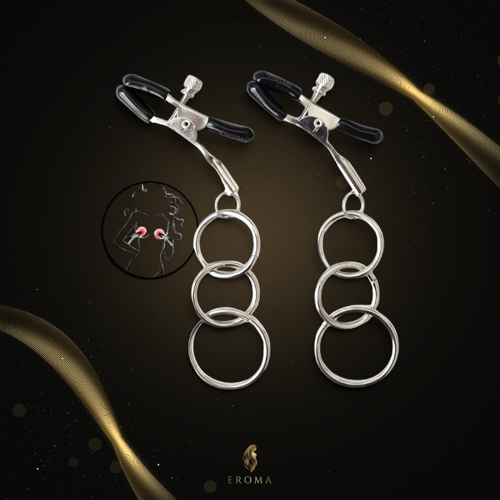 Pinzas para Pezones Bondage Ajustables